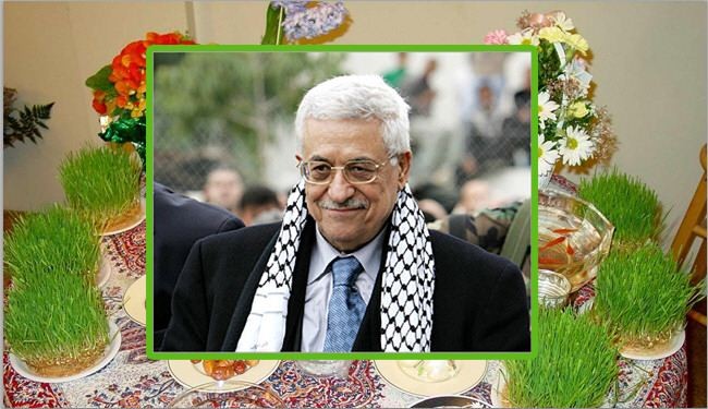 عباس يهنئ الشعب الايراني بعيد النوروز ويتمنى له التقدم والازدهار