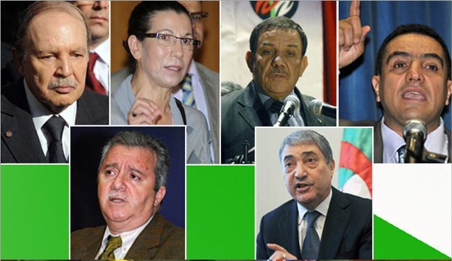 6 مرشحين يتنافسون بالانتخابات الجزائرية ابرزهم بوتفليقة