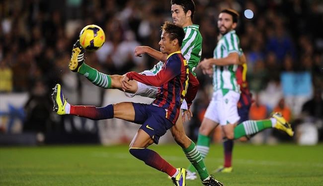 فوز صعب لبرشلونة على ريال بيتيس