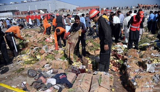 Bomb kills 23, wounds 50 in Islamabad market