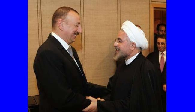 الرئيس روحاني يستقبل الرئيس الاذربيجاني في طهران