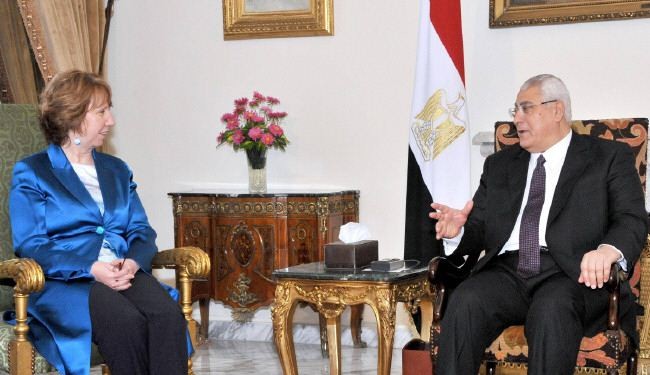 آشتون: الاتحاد الاوروبي سيراقب انتخابات الرئاسة المصرية