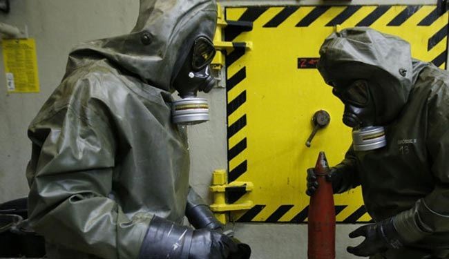 سوريا سلمت حوالى ثلثي اسلحتها الكيميائية