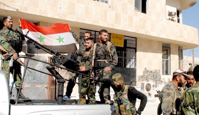 ارتش سوریه وارد شهر 