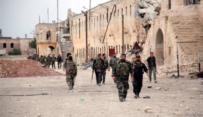 درگیری سنگین ارتش سوریه با تروریستها در حمص
