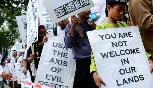 Malaysia Muslims protest against Obama visit