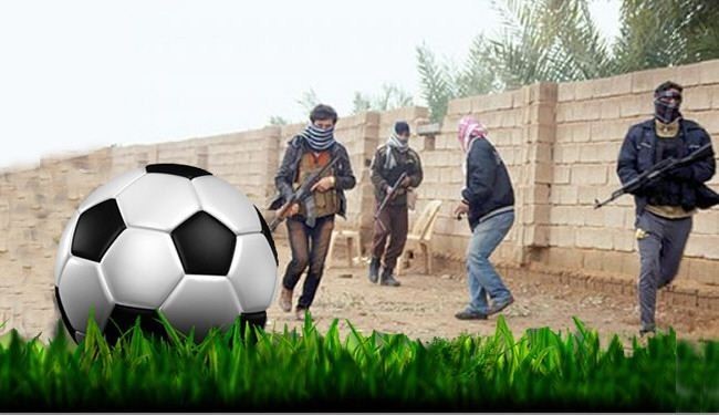 عکسهایی از بازی فوتبال اعضای داعش !