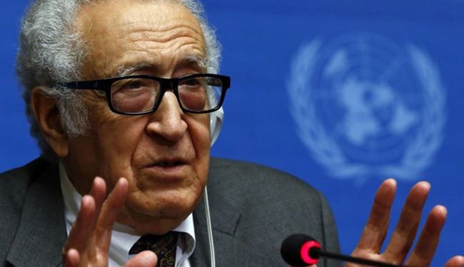 Brahimi rejects speculation on quitting Syria job