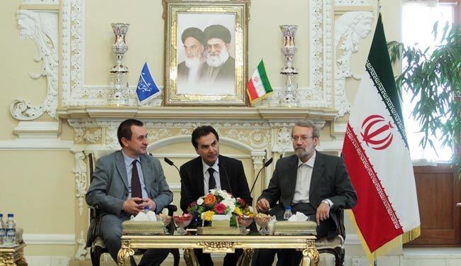 لاريجاني : ايران لم ولن تسعى الى السلاح النووي