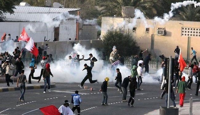Bahraini protesters again attacked by police forces