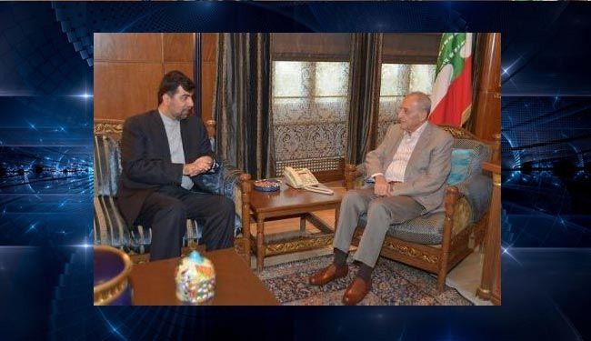 ركن ابادي يؤكد موقف ايران الثابت بدعم استقرار لبنان