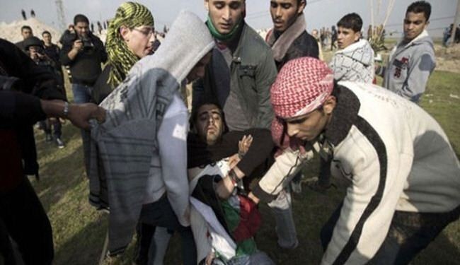 اصابة فلسطينيين اثنين برصاص جيش الاحتلال في غزة