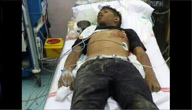 بالصور/استشهاد فتى بحريني برصاص قوات الامن في سترة