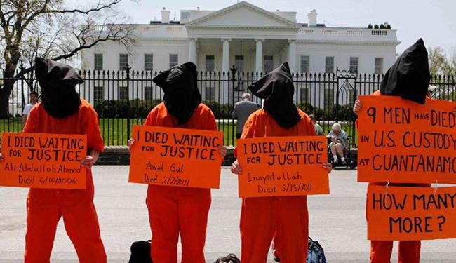 Activists demand US shut down of Gitmo prison