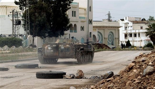 Syrian army, militants call truce near Homs