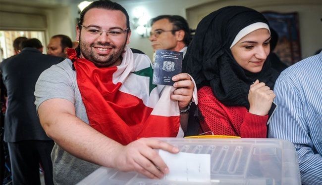 عکس‌هایی از سوری‌های مقیم ایران در انتخابات