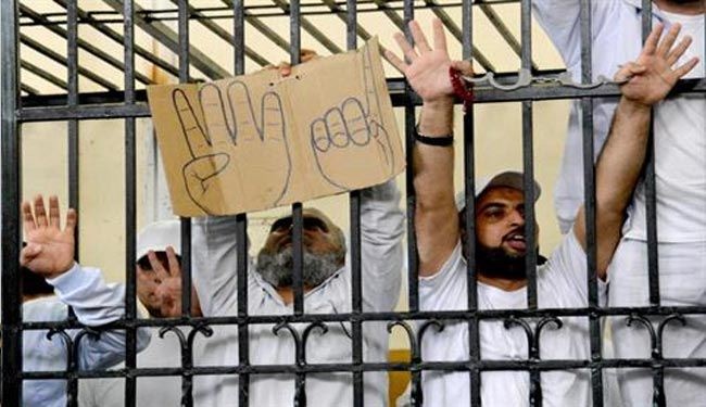 20,000 Egyptian prisoners stage hunger strike