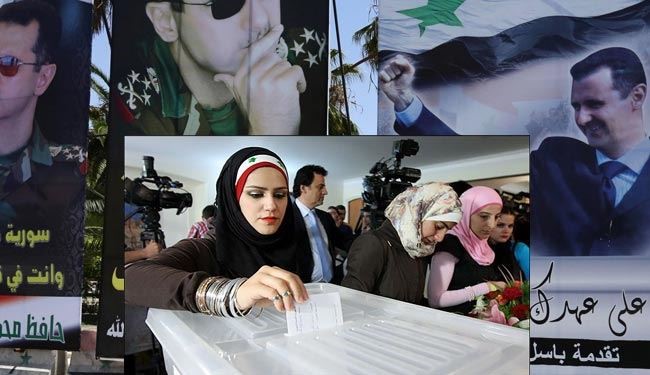 البعض تميز من الغيظ وهو يرى السوريين ينتخبون
