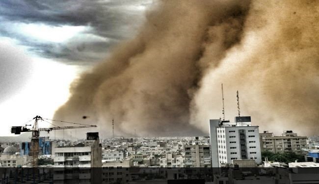 عکسهایی از توفان سهمگین تهران