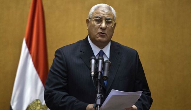 عدلي منصور: حرصت على أن أكون رئيسا لكل المصريين