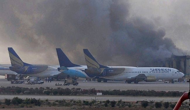 Pakistan airport raid kills 28 as Taliban vow vengeance