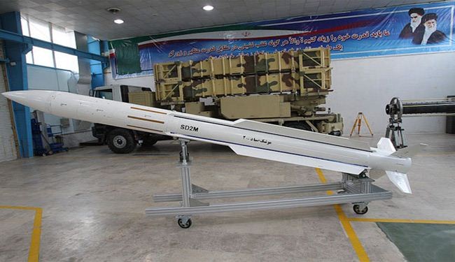 بالصور/ صاروخ صياد-2 مكمل سلسلة الدفاع الجوي الايراني