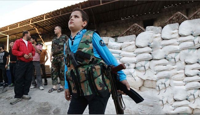 هيومن رايتس تدعو المعارضة السورية الى وقف تجنيد اطفال