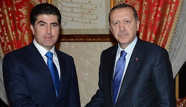 اتفاق نظر بارزانی با اردوغان درباره دولت آینده عراق !
