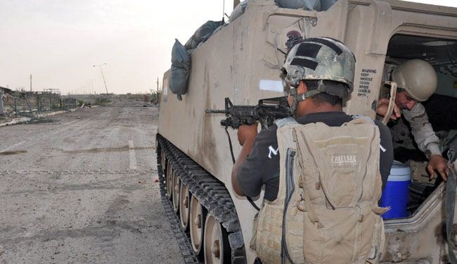 الجيش العراقي يطهر منطقة جلام سامراء من داعش