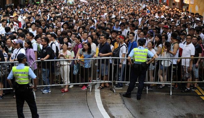 اكثر من نصف مليون متظاهر في هونغ كونغ للمطالبة بالديموقراطية
