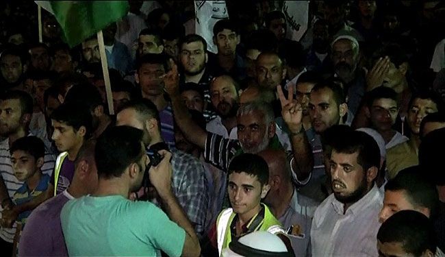 مسيرة حاشدة في غزة تضامنا مع الضفة بوجه العدوان