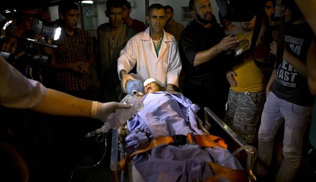 15 جريحا فلسطينيا بغارات على غزة واصابة جندي برد المقاومة