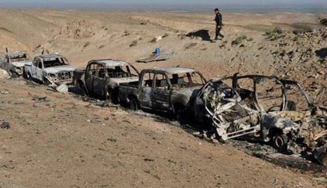 جنگنده های عراقی کاروان داعش را در طوزخورماتو نابود کردند