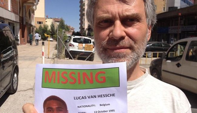 European families seeking missing sons in Syria