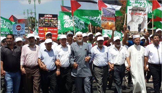 كفركنا: الآلاف يشاركون بمظاهرة تنديدًا بالعدوان على غزة