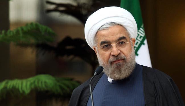 روحاني: ایران تدعم بكل قوة الشعب الفلسطیني ضد جرائم الصهاینة