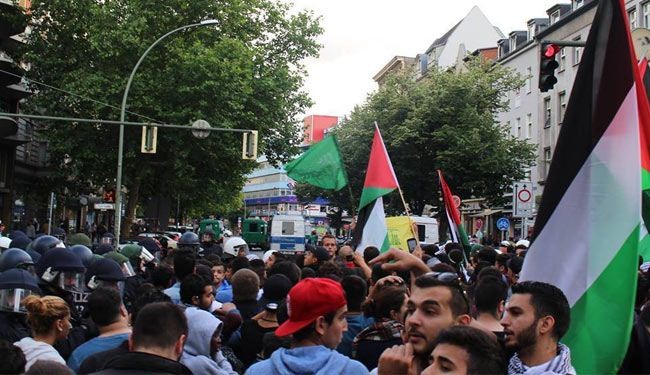 تظاهرات في المانيا والمكسيك دعماً للشعب الفلسطيني