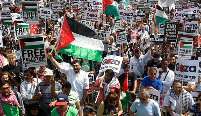 1000s rally against Gaza strikes in London, Paris, Dublin, Tel Aviv
