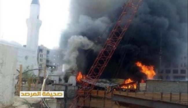 آتش سوزی در ساختمان تولیت مسجد النبی