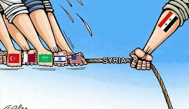 منکم وإلیکم: كاريكاتير حول سوريا