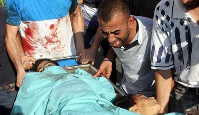 استشهاد 10 اطفال على الاقل في استهداف حديقة ومستشفى بغزة