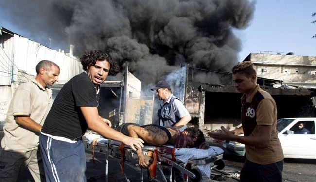 Israeli warplanes bomb market in Gaza, kill 17
