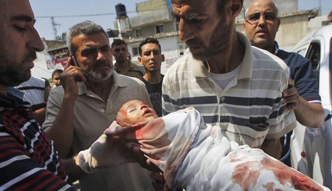 استشهاد 8 فلسطينيين في العدوان الاسرائيلي على قطاع غزة