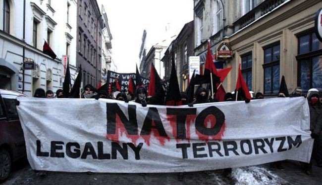 Anti-NATO activists begin 192-mile march to Wales summit
