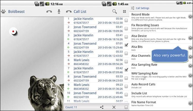 تطبيق مجاني لتسجيل المكالمات بدون مكبر صوت في أندرويد Android