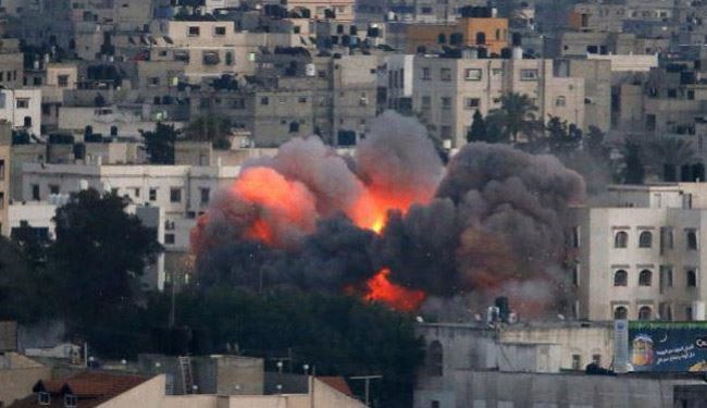 بمباران غزه ازسر گرفته شد