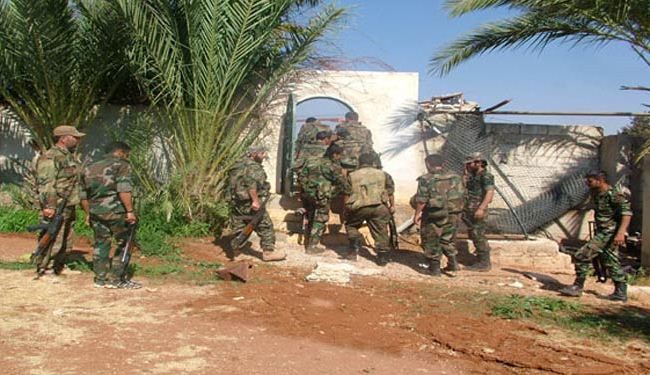 Syrian army pushes forward with operations against militants