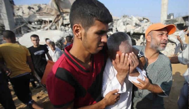 استشهاد 4 فلسطينيين بقصف اسرائيلي على غزة