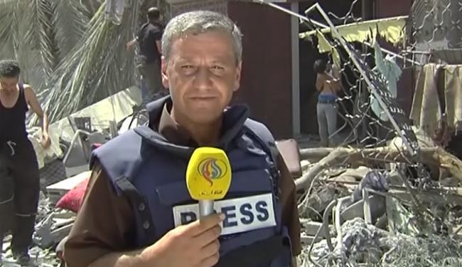 جنگنده F16 منزل خبرنگار العالم در غزه را ویران کرد