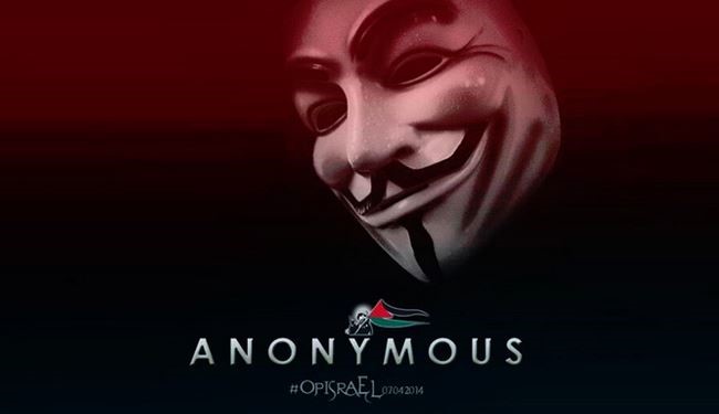 Anonymous strikes at Israeli websites over Gaza raids